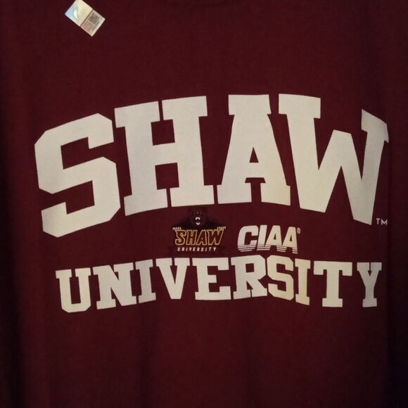SHAW UNIVERSITY COLLEGIATE MEN'S TEE SHIRT - Picture 3 of 5